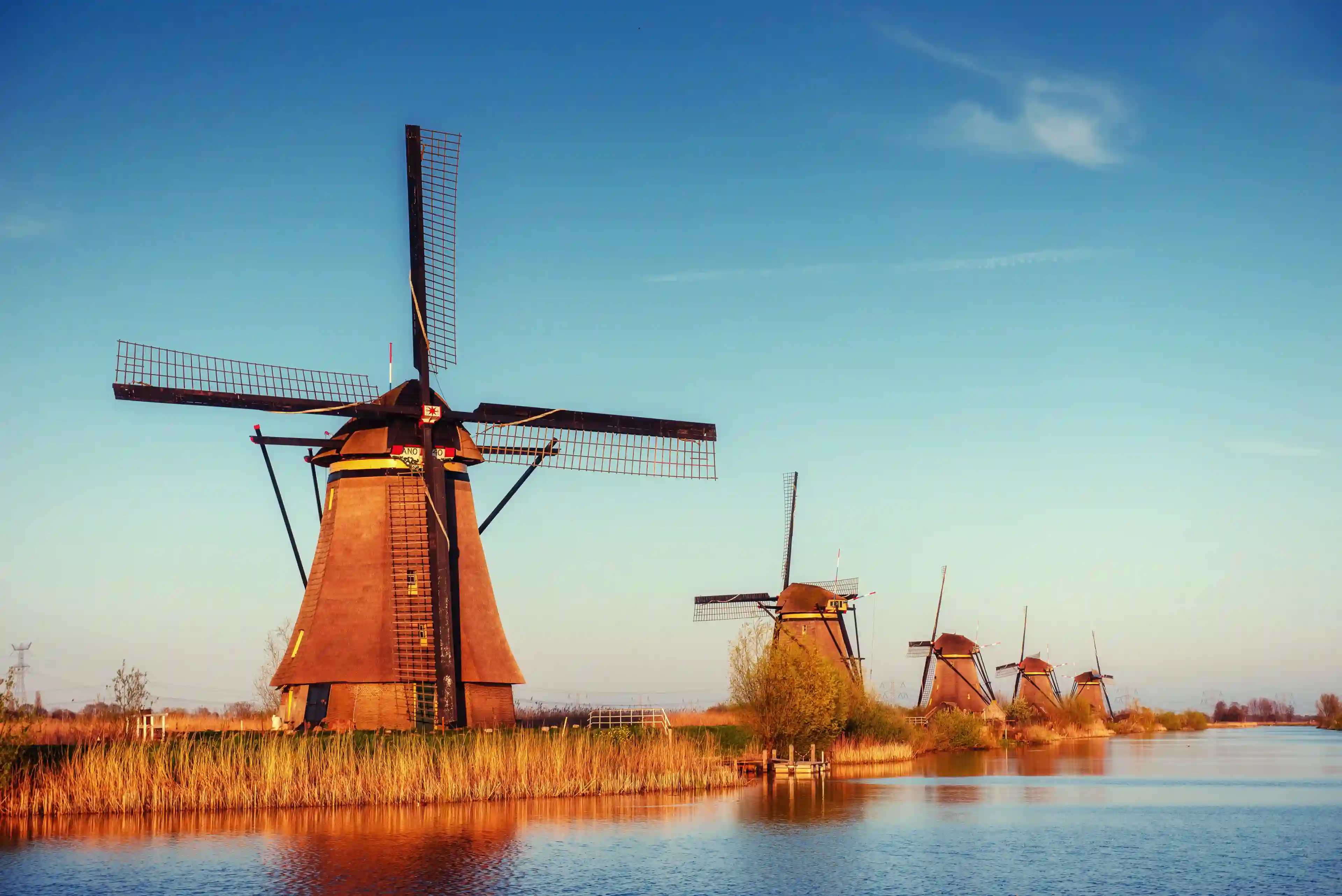 **The Netherlands**
The Netherlands is a captivating mix of rich cultural heritage, picturesque canals, lively cities such as Amsterdam and tulip fields that bloom in color every spring.
