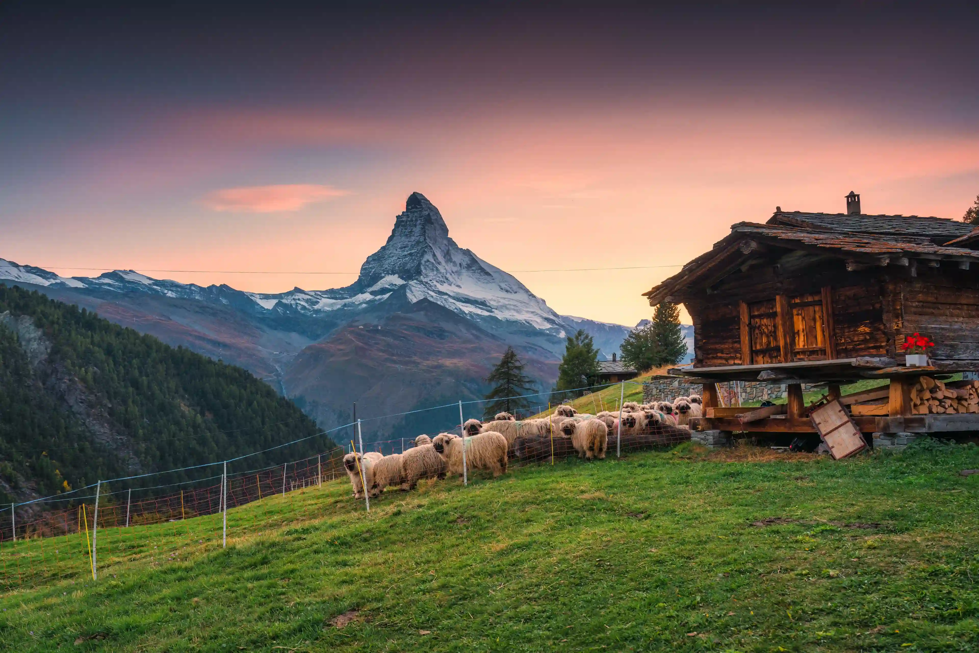 **Switzerland**
Switzerland has stunning Alpine landscapes and sparkling lakes. Ski the mountains or hike scenic trails for outdoor adventures. Discover charming villages or vibrant cities like Zurich and Geneva while savoring Swiss classics such as cheese fondue and chocolate.